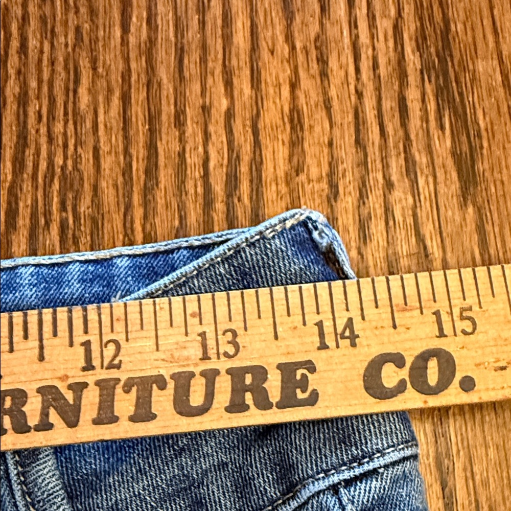 D.Jeans Wide Leg Jeans Size 6 High Rise Y2K Utility Denim - Picture 8 of 10